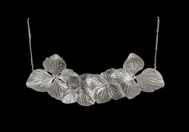 Collier Hortensias Argent 999